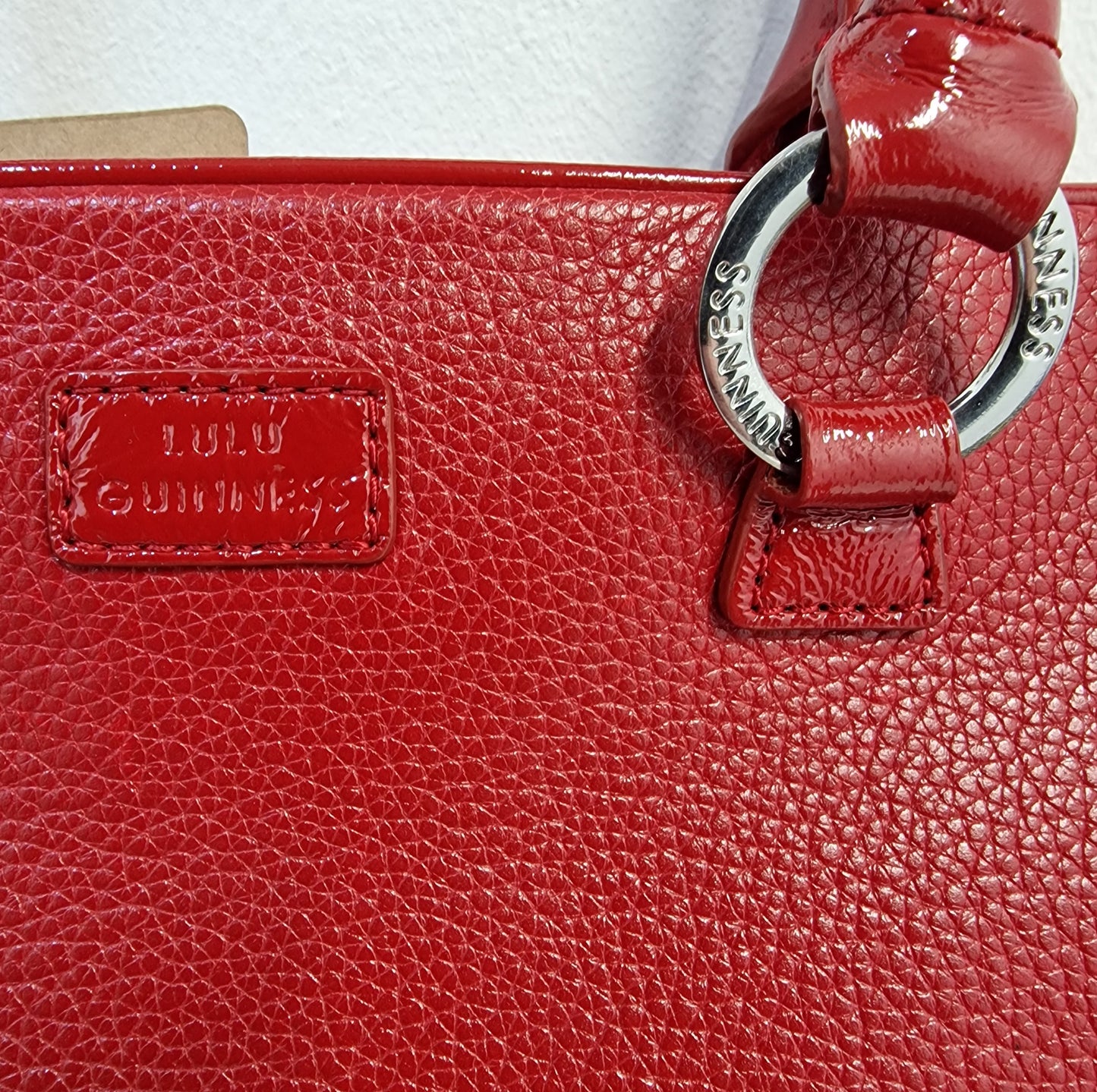 Lulu Guinness Red Handbag